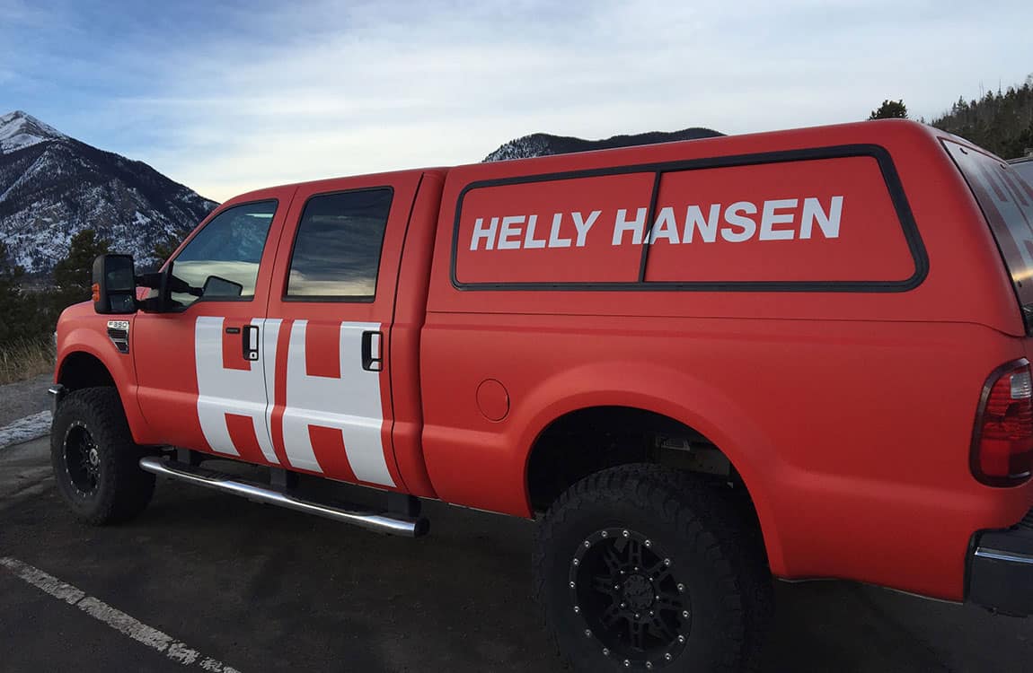 Helly Hansen- Vehicle Wrap rendering