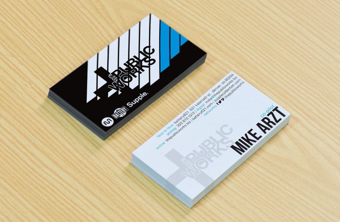 The Public Works- Business Cards