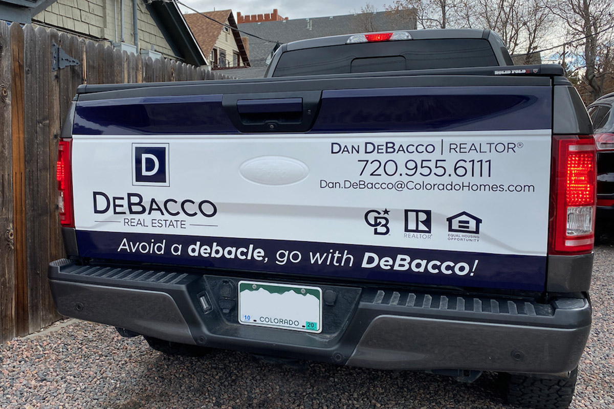 DeBacco Real Estate- Truck wrap